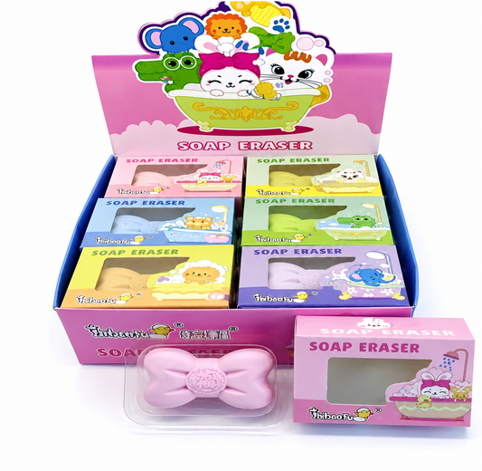 Soap Bow Erasers (4 Pcs) Net Price Rs.48