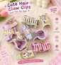 Sweet Doll Acrylic Hair Claw (5 Pcs) Net Price Rs.35