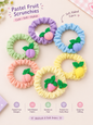 Pastel Fruit Scrunchie (5 Pcs) Net Price Rs.15