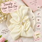 Trendy Silk Bow Hair Pin (3 Pcs) Net Price Rs.70