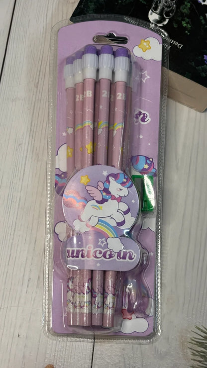 12 pcs Pencil Stationery gift set(Pack of 3) Net Price Rs.68