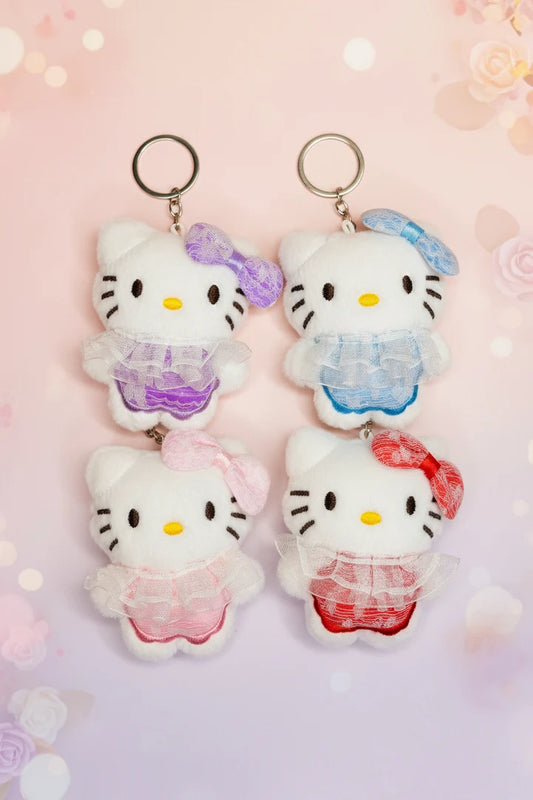 Medium sized Hello Kitty Plushies Keychain (3 Pcs) Net Price Rs.55