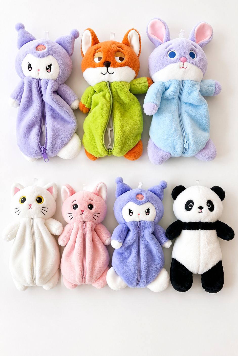 Character Plushy Pouch (3 Pcs) Net Price Rs.160