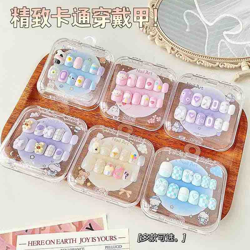 Kawaii Acrylic nails (4 Pcs) Design-2 Net Price Rs.80