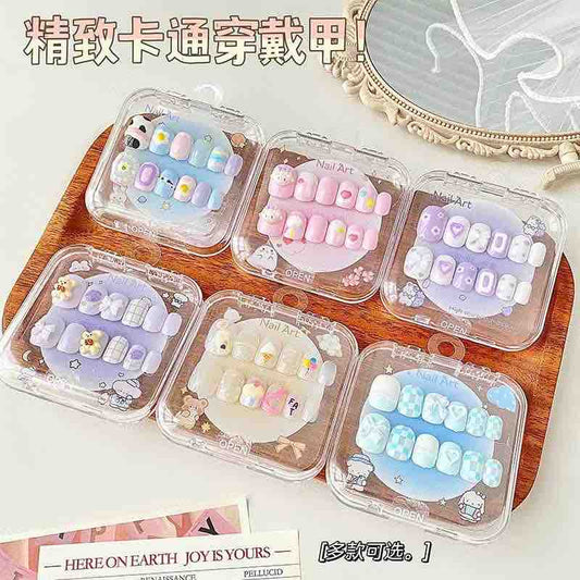 Kawaii Acrylic nails (4 Pcs) Design-2 Net Price Rs.80