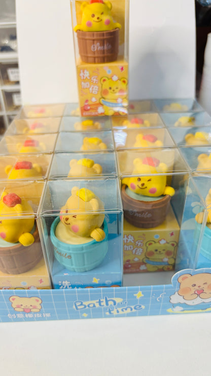 Tub Bear Eraser (4 Pcs) Net price Rs.35