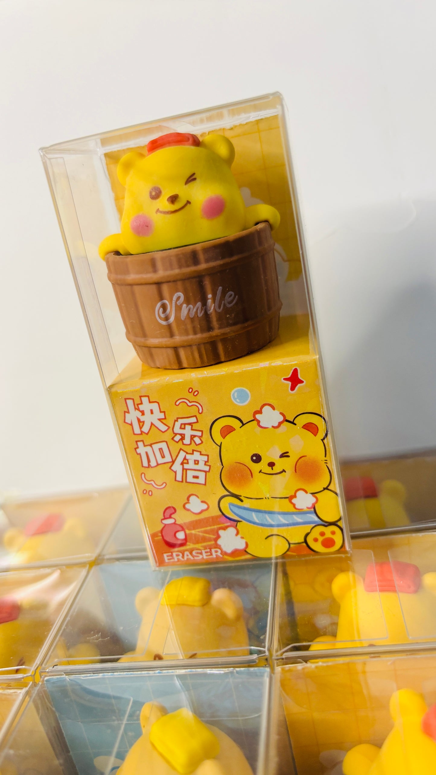 Tub Bear Eraser (4 Pcs) Net price Rs.35