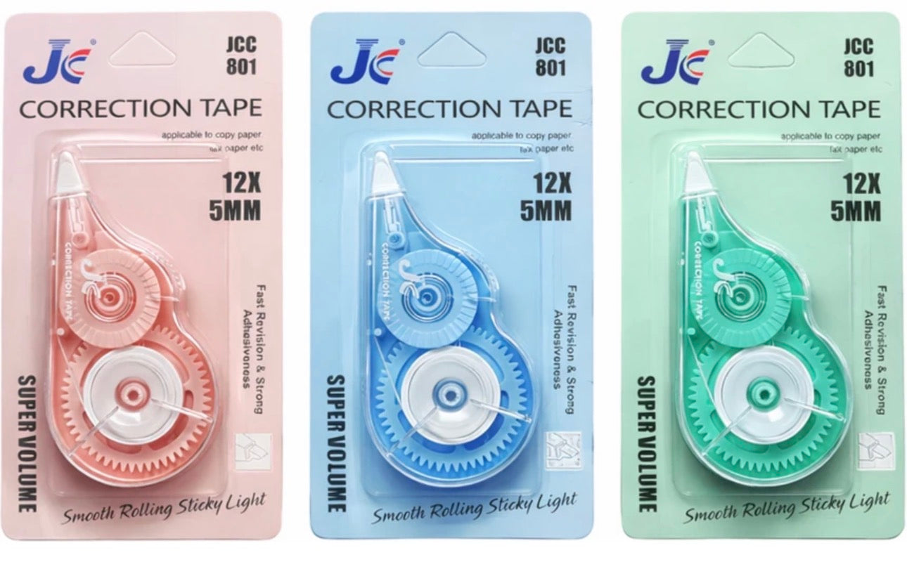 Pastel shade correction tape (6 Pcs) Net Price Rs.25
