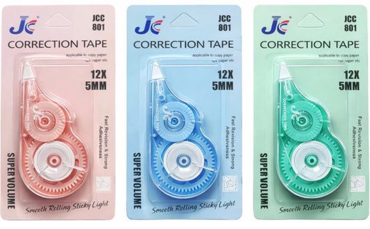 Pastel shade correction tape (6 Pcs) Net Price Rs.25