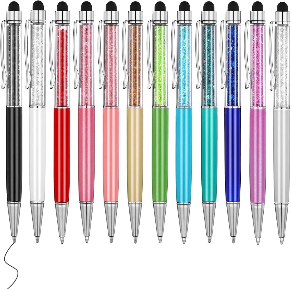 Crystal Pen with Stylus (5 pcs) Net Price Rs.35