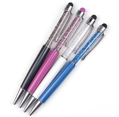 Crystal Pen with Stylus (5 pcs) Net Price Rs.35
