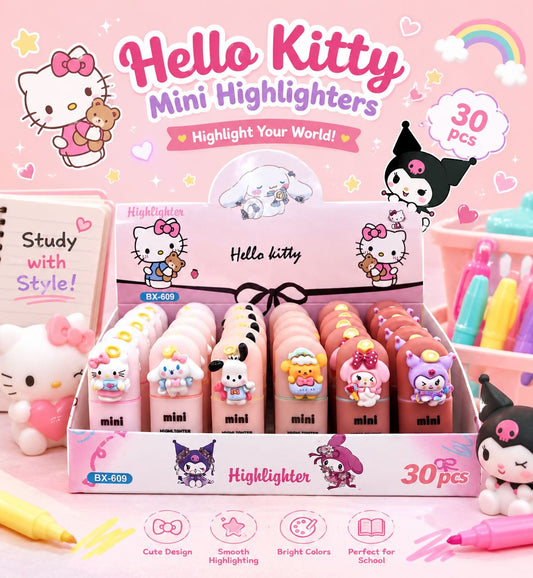 Hello Kitty Highlighter(5 pcs) Net Price Rs.25