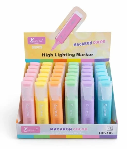 Pastel Highlighters(5 pcs) Net Price Rs.18