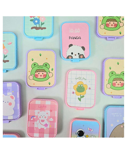 Cute Dual Sided Travel mirror (6 pcs) Net Price Rs.45