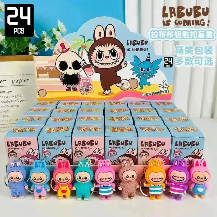Labubu Blind Box Keychain(Pack of 6) Net Price Rs.45