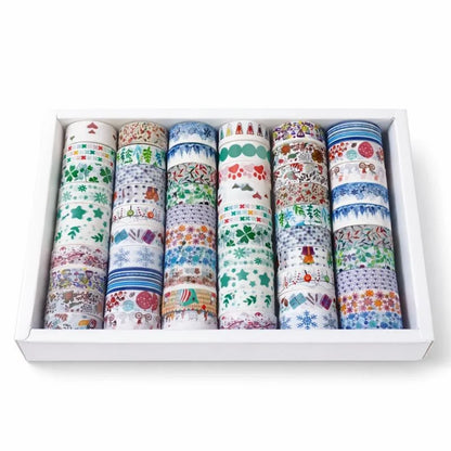 Aesthetic Washi Tape (12 pcs) Net Price Rs.12