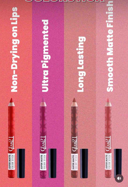 Glam21 Lip Crayon (3 pcs) Net Price Rs.75