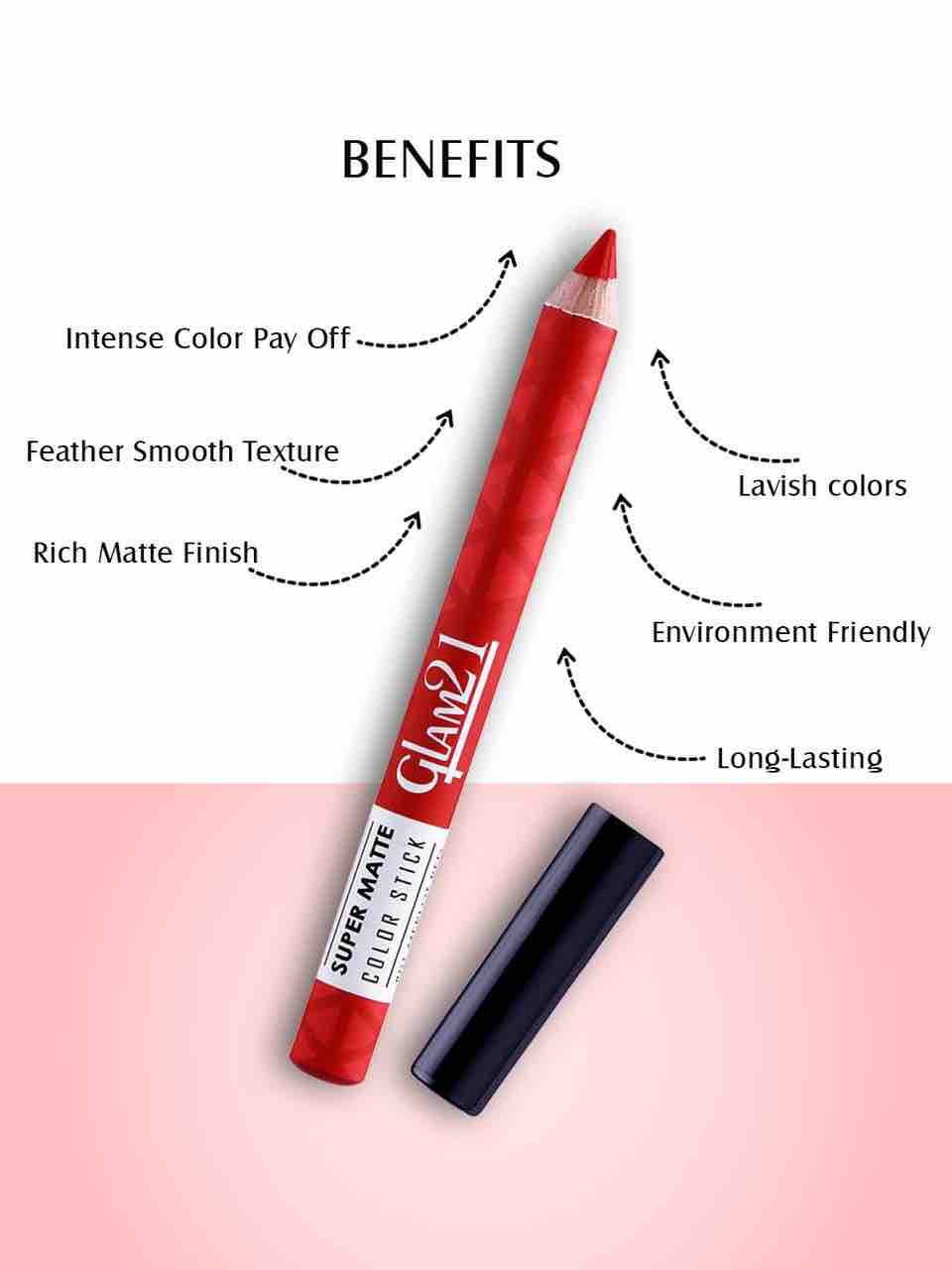 Glam21 Lip Crayon (3 pcs) Net Price Rs.75