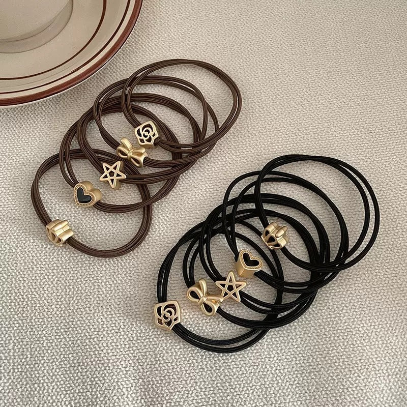 Ornament Hair Tie (20 pcs) -Pack of 2 (Net Price Rs.75)