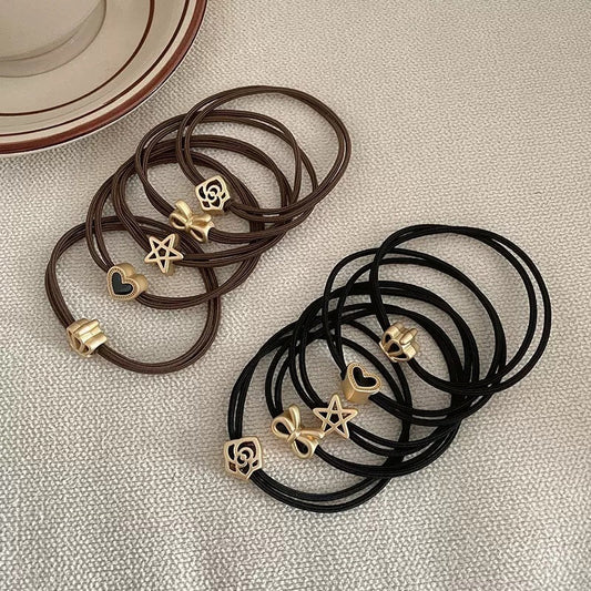 Ornament Hair Tie (20 pcs) -Pack of 2 (Net Price Rs.75)
