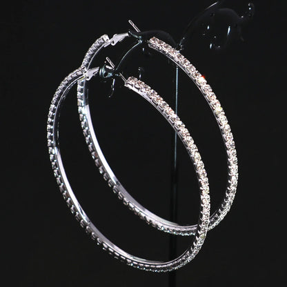 Sparkling Circle Diamond Earrings(Pack of 2) Net Price Rs.55