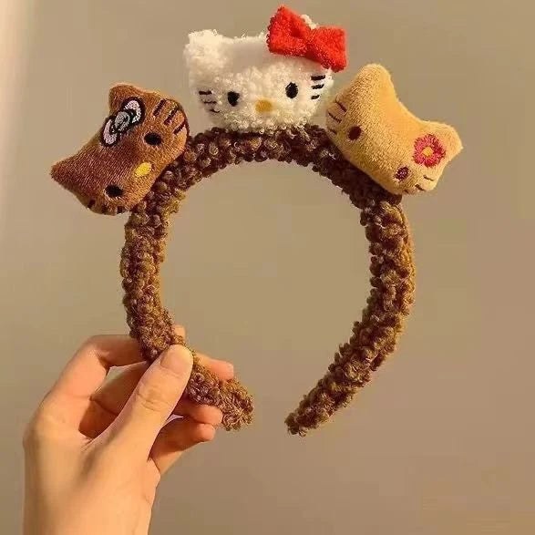 Cute Cat Plush Hair Band(Pack of 2) Net Price Rs.60