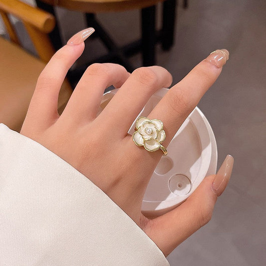Camellia Index Finger Flower Ring (Pack of 3) Net Price Rs.30