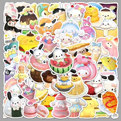 Die Cut 50 Pcs Sticker Packet (Pack of 2) Net Price Rs.85