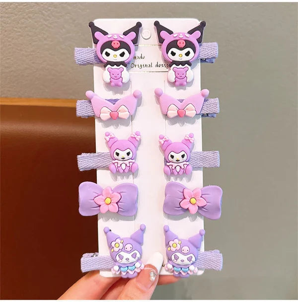 Kuromi Hair Clips Set (3 pack) Net Price Rs. 60