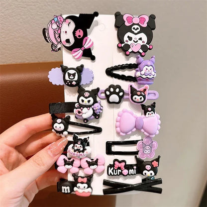 Kuromi Hair Clips Set (3 pack) Net Price Rs. 60