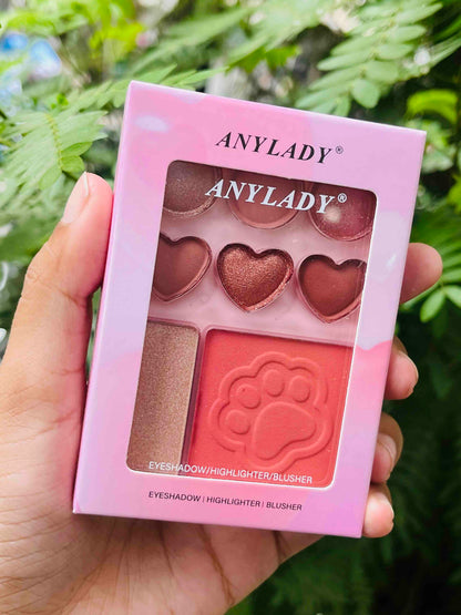 Imported Kawaii Eye Shadow Palette(2 pcs) Net Price Rs.135