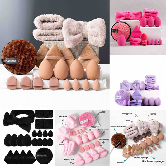 Korean Makeup Sponge puff Blender Kit (20 Pcs)(2 packs) Net Price Rs.190