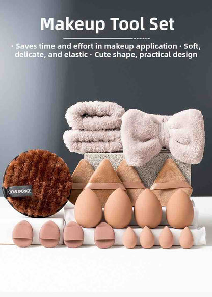 Korean Makeup Sponge puff Blender Kit (20 Pcs)(2 packs) Net Price Rs.190
