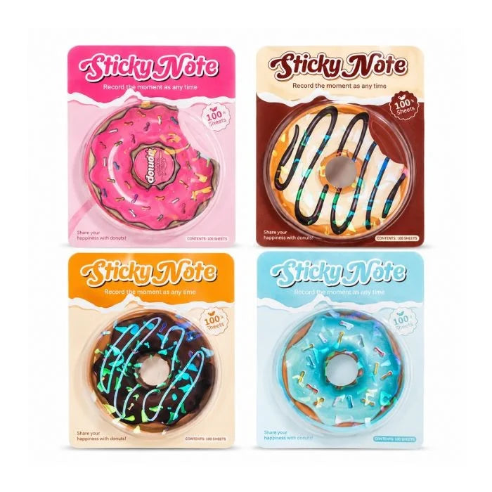 Donut Sticky Note Round(4 pcs) Net Price Rs.45