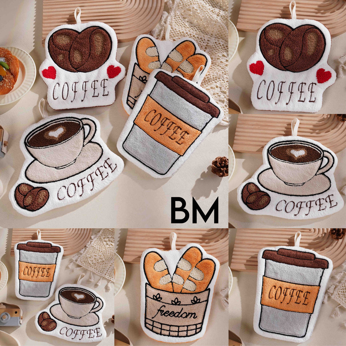 Coffee Microfiber Hand Towel (MOQ 4) Net Price Rs.115