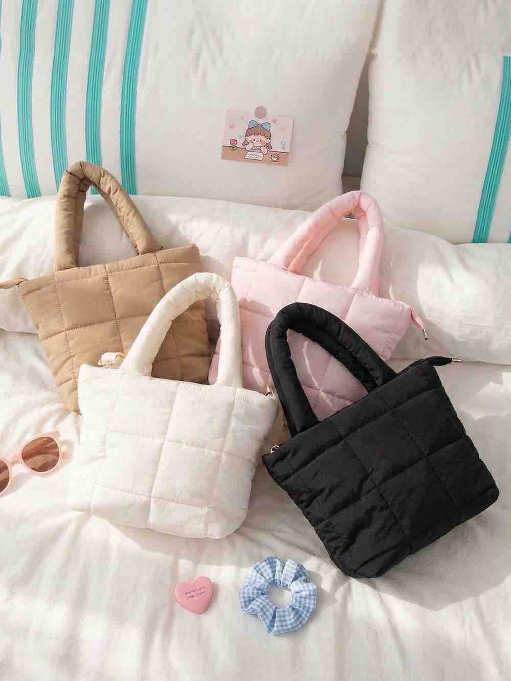 Puffer Tote Bag(2 pcs) Net Price Rs.415