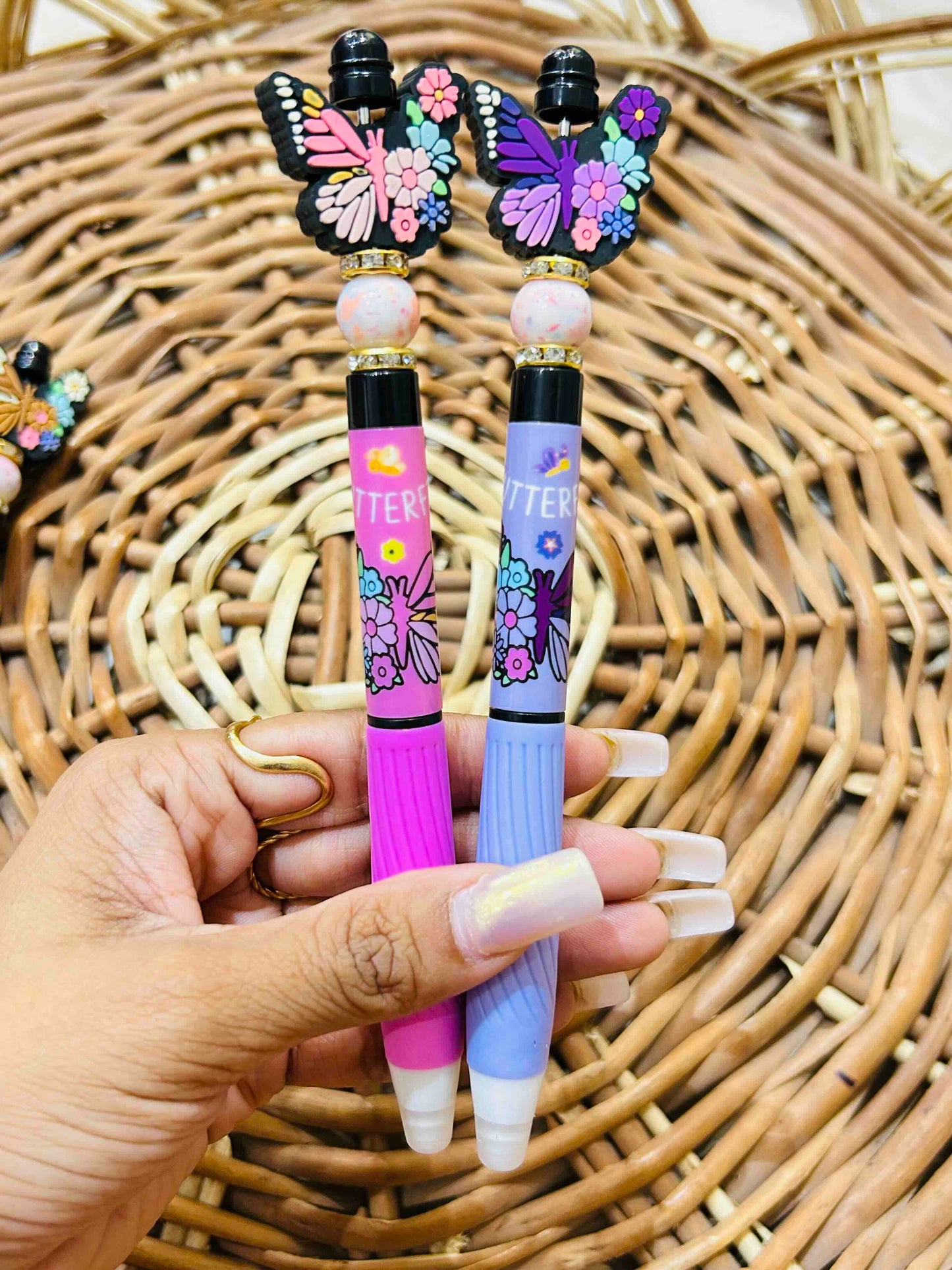 Butterfly Ornament Pen(4 pcs) Net Price Rs.40