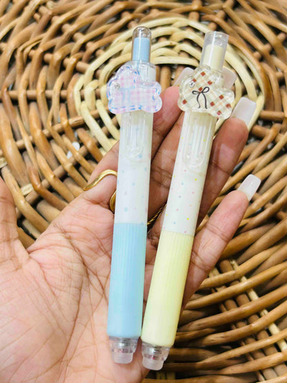 Kawaii Cute Cushion Pastel Pen(4 pcs) Net Price Rs.45