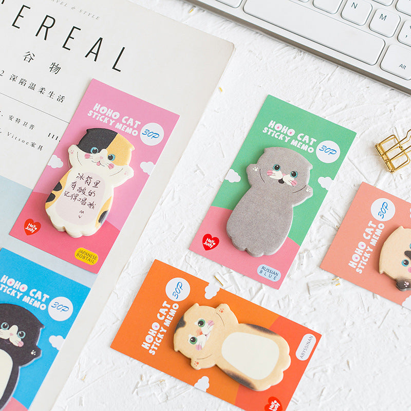 Hoho Cat Sticky Notes(Pack of 6) Net Price Rs.25