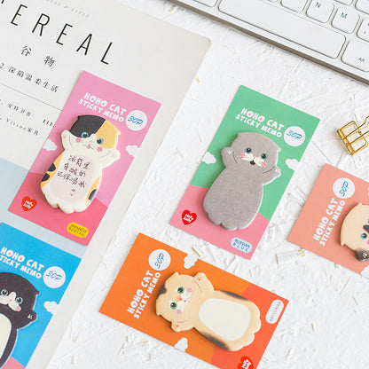 Hoho Cat Sticky Notes(Pack of 6) Net Price Rs.25