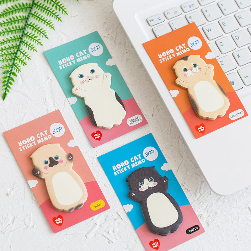 Hoho Cat Sticky Notes(Pack of 6) Net Price Rs.25