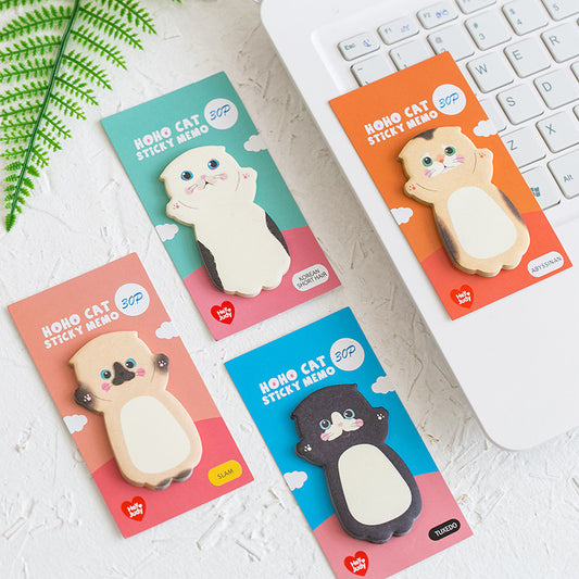 Hoho Cat Sticky Notes(Pack of 6) Net Price Rs.25