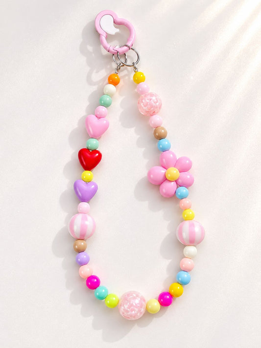 Colorful Beads Phone/Bag Charms (4 pcs) Net Rs.50