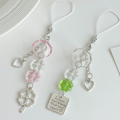 Four Leaf Clover Phone Charms(6 pcs) Net Price Rs.45