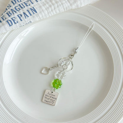 Four Leaf Clover Phone Charms(6 pcs) Net Price Rs.45