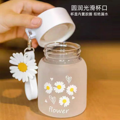 Daisy Frosted Glass Bottle (3 pcs) Net Price Rs. 85