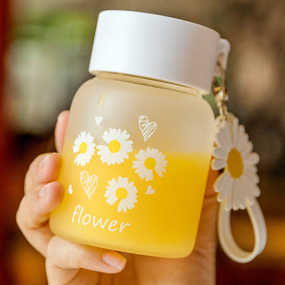 Daisy Frosted Glass Bottle (3 pcs) Net Price Rs. 85