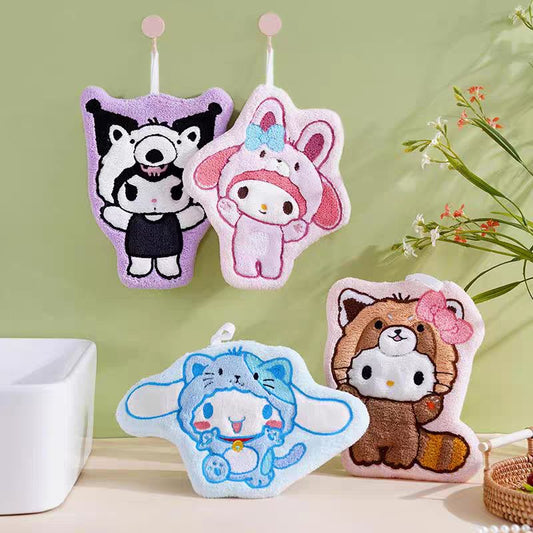 Sanrio Microfiber Hand Towel (4 Pcs) Net Price Rs.115