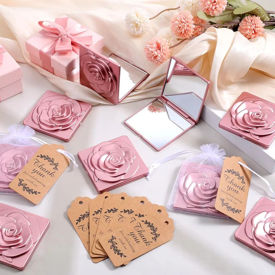 Rose Pocket Mirror (MOQ 4) Net Price Rs.85