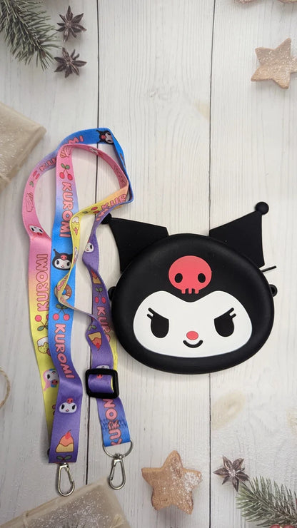 Kuromi Silicon Sling Purse(3 pcs) Net Price Rs.150